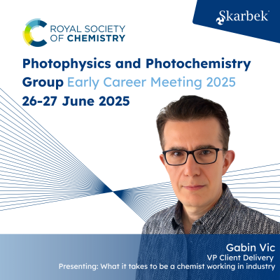 Photophysics and Photochemistry Group Early Career Meeting 2025 – 26-27 June 2025 image